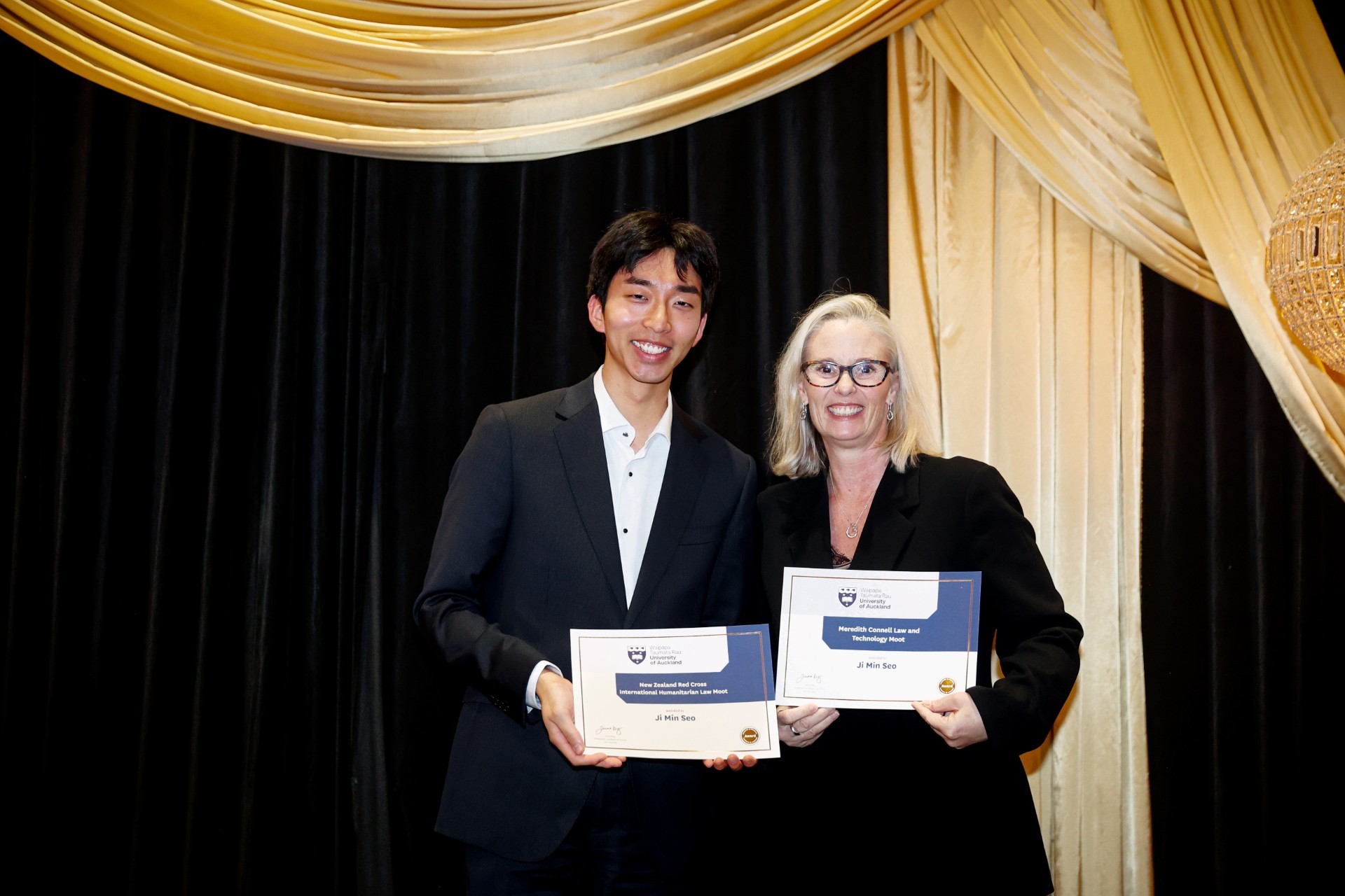 Our talented deeds clerk Jimin Seo was recently recognised by the Law School for representing the University of Auckland at various national and international mooting and mediation competitions