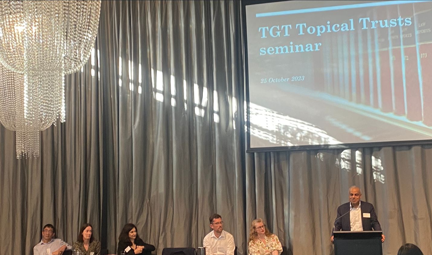 TGT Legal recently hosted its annual Topical Trust Issues Seminar