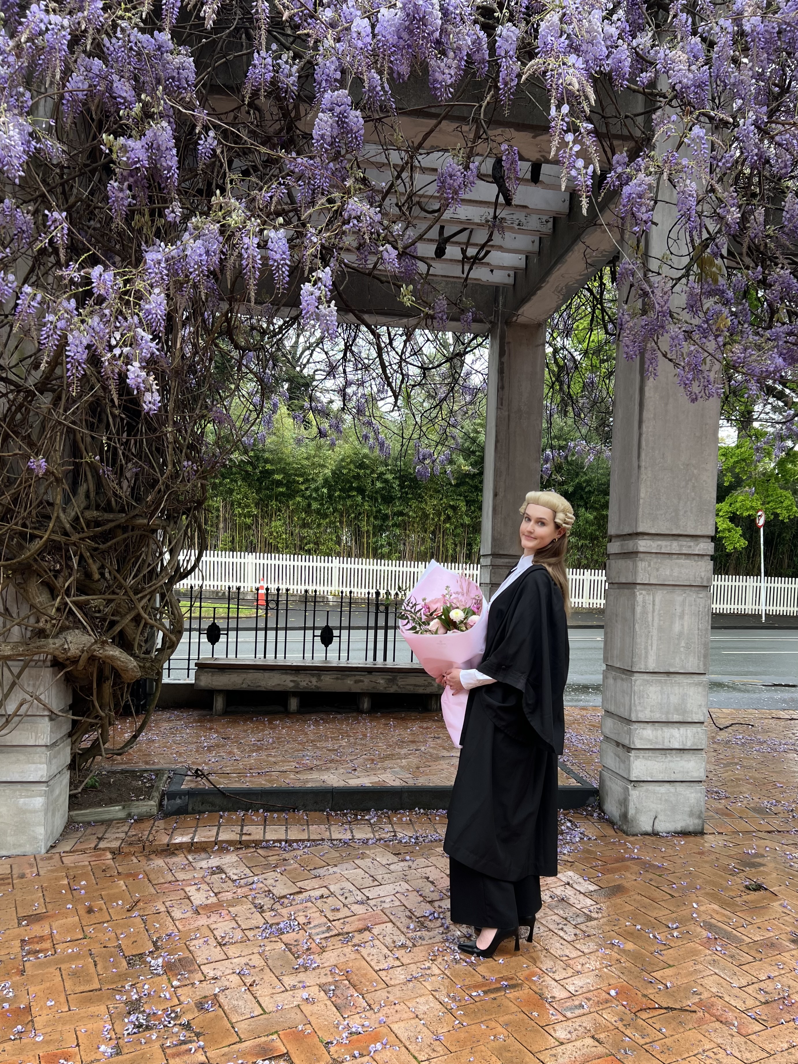 Our law clerk, Emma Glubb's admission to the bar