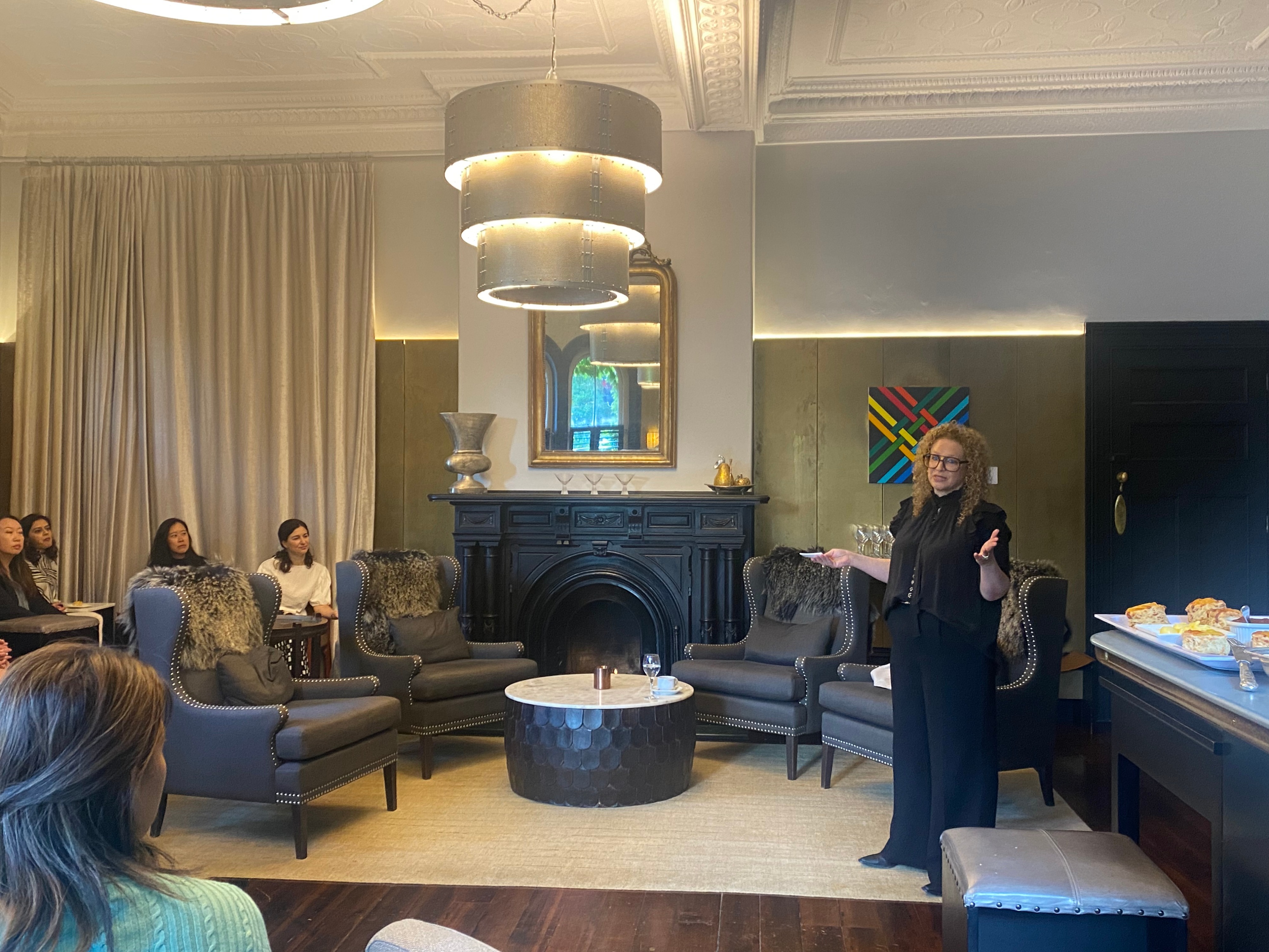 Women in Wealth breakfast with Roanne Jacobson, founder of Saben